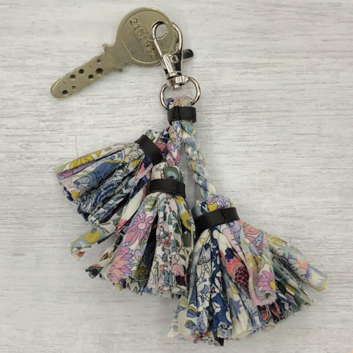 100% Cotton Printed Braided Keychain