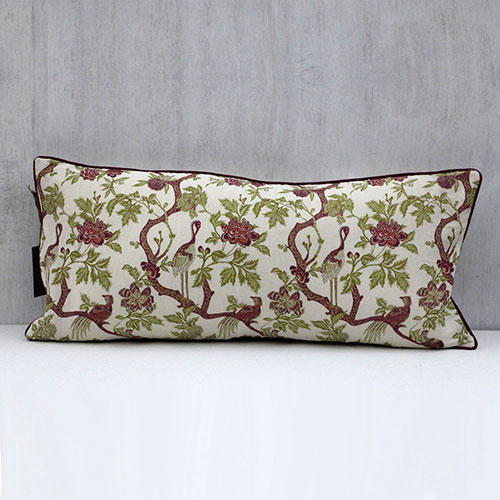 Chintz Tree Of Life Block Printed Cushion Cover