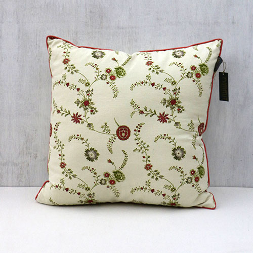 Chintz Jali Block Printed Cushion Cover