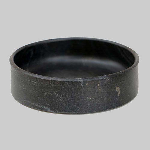 Shallow Marble Flat Bowl - Medium