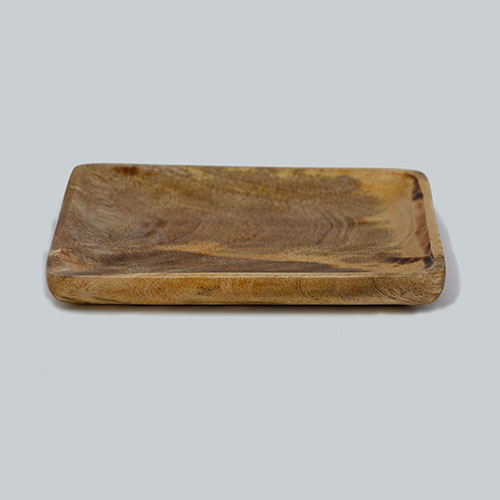 Rectangular Curved Wooden Plate