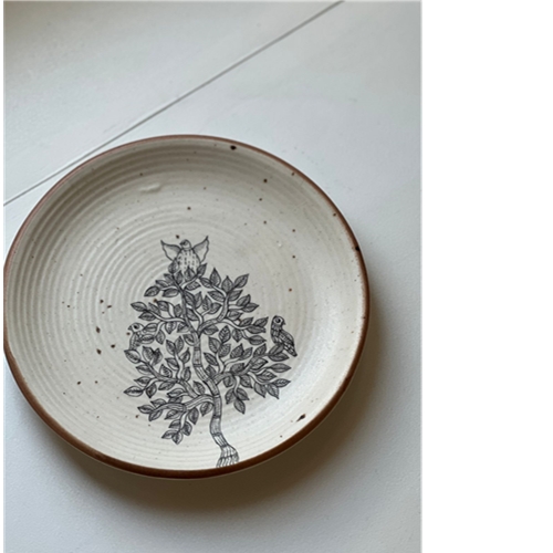 CERAMIC QUARTER PLATE (SET OF 4)
